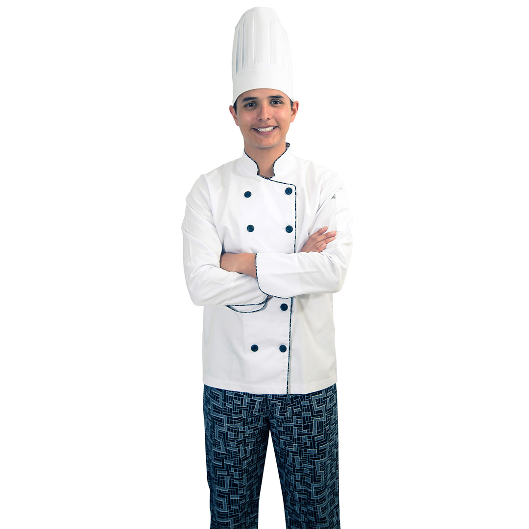 Chaqueta chef combinada